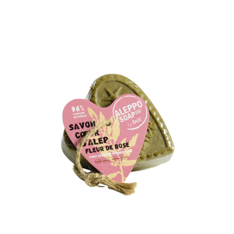 Savon d'Alep Coeur - Fleur de Rose