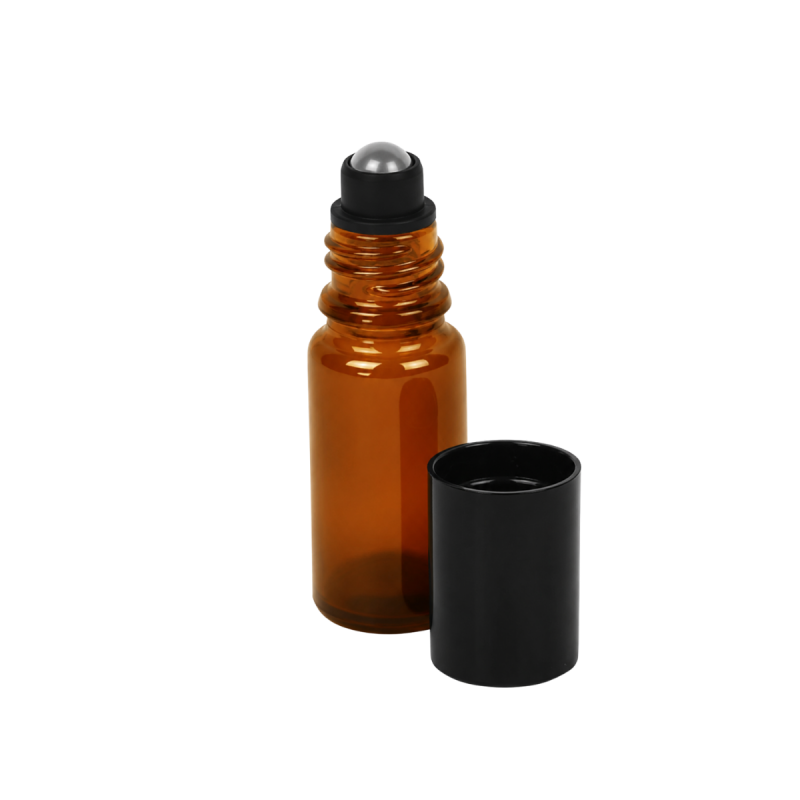 Flacon verre brun roll-on 10ml