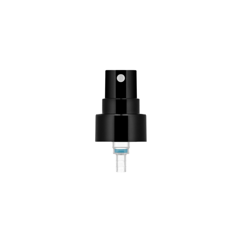 Pompe spray pulvérisateur noire pour flacon verre