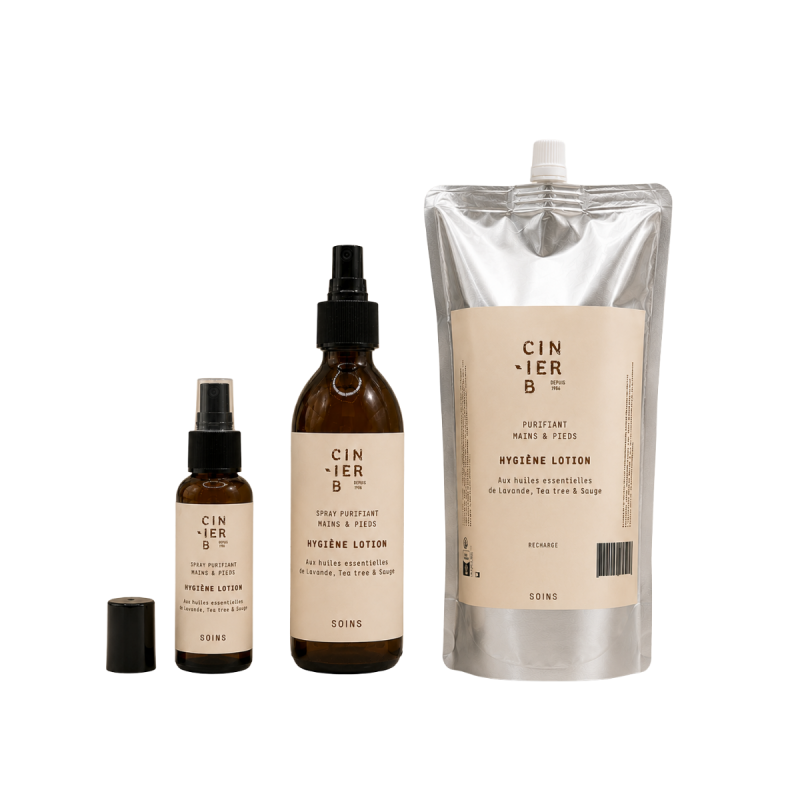 Hygiène Lotion Spray Purifiant Mains & Pieds