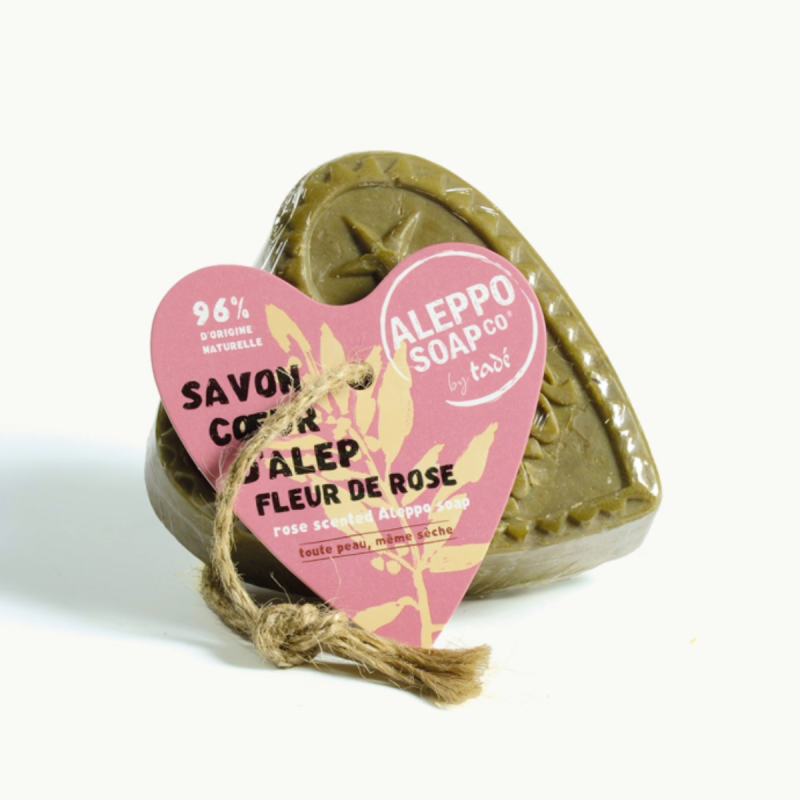 Savon d'Alep Coeur - Fleur de Rose