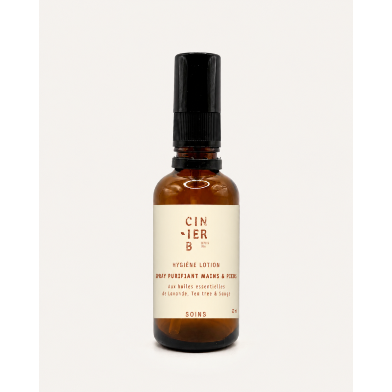 Hygiène Lotion Spray Purifiant Mains & Pieds | Cinier B